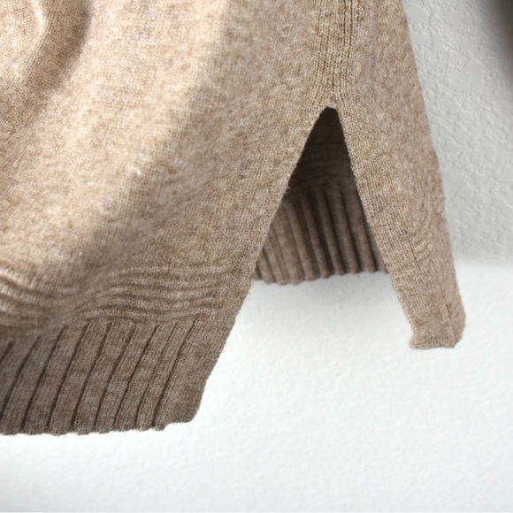by Anthropologie Womens Tan/Brown Margarita Button Shoulder Tunic Sweater XSmall - Picture 3 of 11